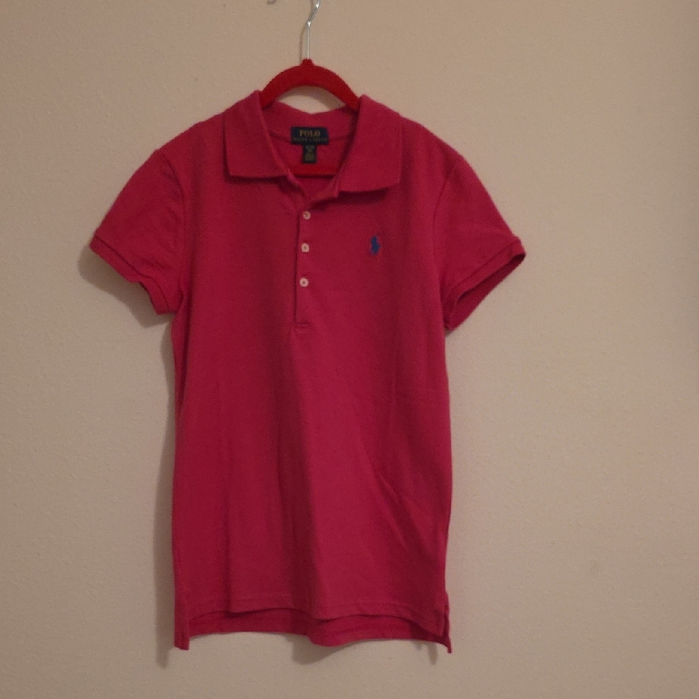 Polo by Ralph Lauren Men's Vibrant Pink Polo Shirt